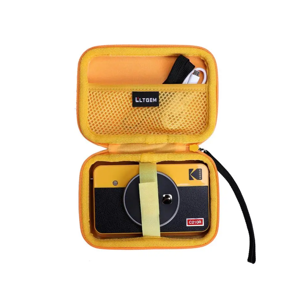

Waterproof EVA Hard Case for Kodak Mini Shot 2 Retro Portable Wireless Instant Camera & Photo Printer-Yellow