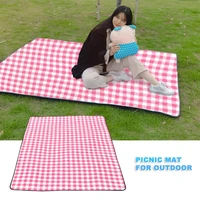 75 discounts hot waterproof plaid picnic mat moisture proof ground mattress for outdoor