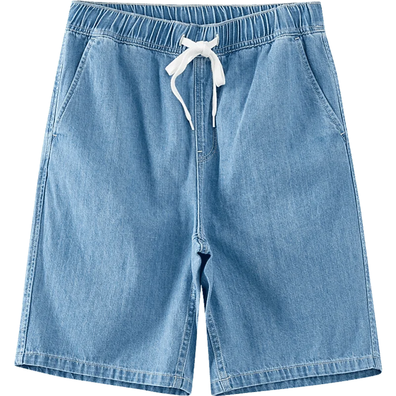 Metersbonwe New Men's Summer Casual Denim shorts Fashion trend Style Streetwear Shorts Solid Color Breathable shorts 255343