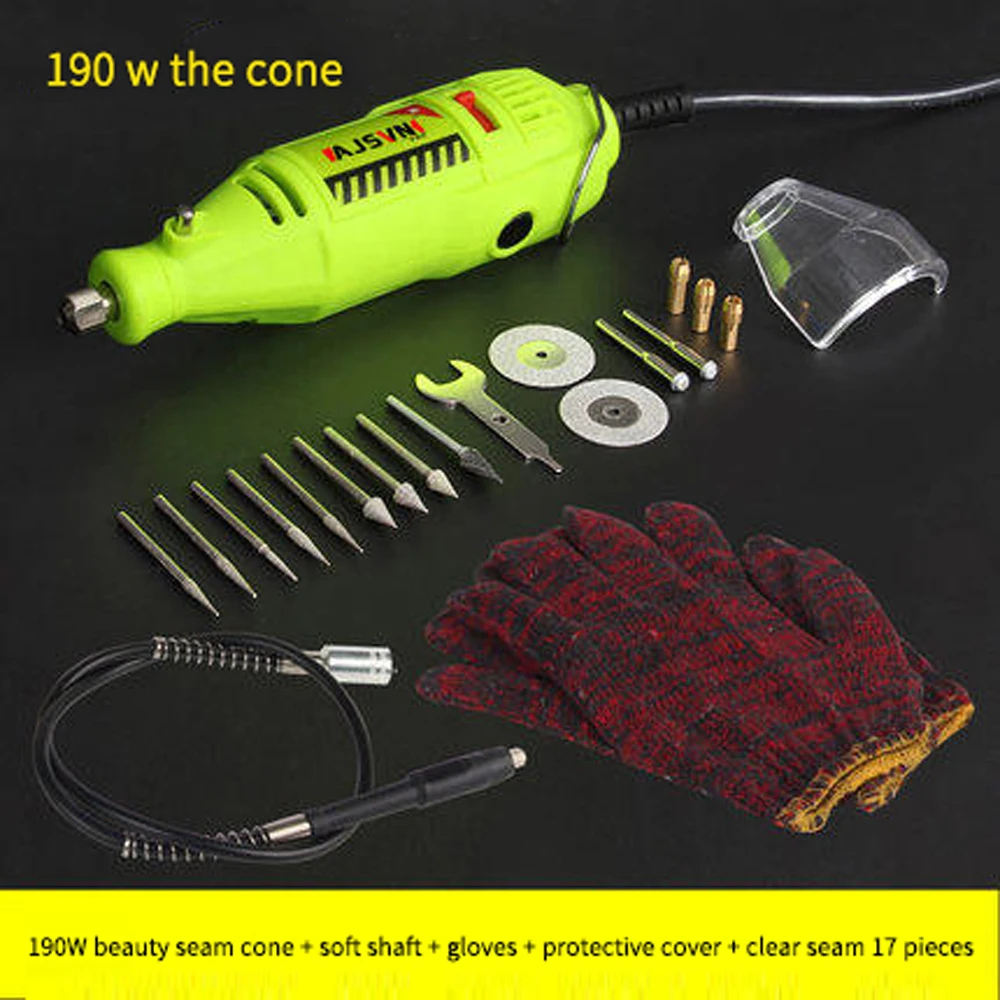 

Электрический сверлильный станок Anjieshun 400 Вт, гравировальный станок, мини-дрель, Электрический вращающийся инструмент для резки, полировка, ...