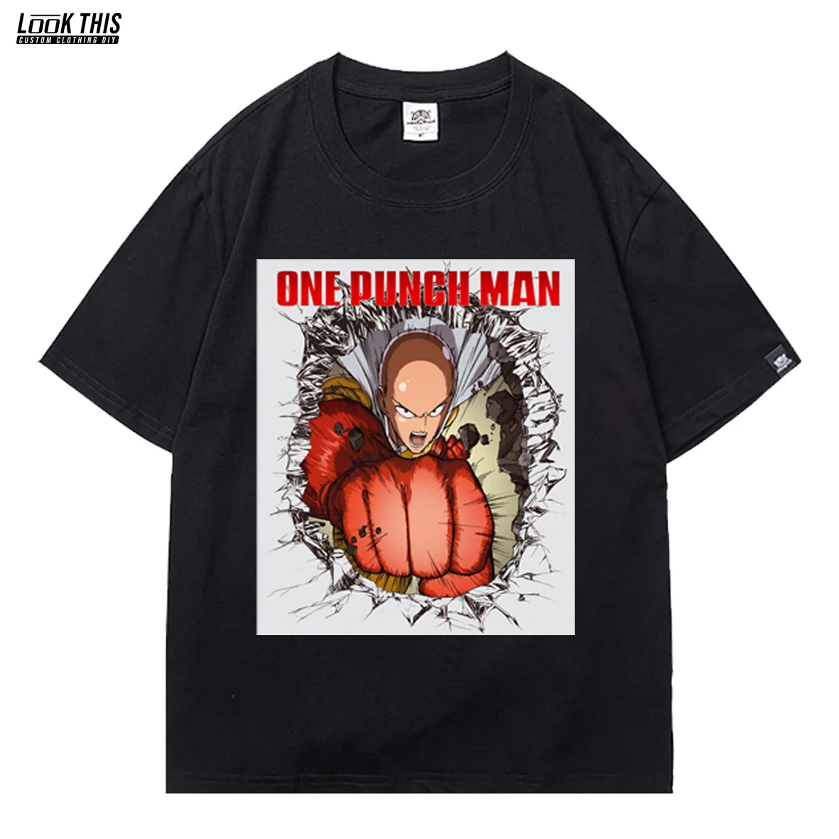 

Hot Anime One Punch Man Print Women's T-shirt Genos Cool E Girl 2021 Summer Short Sleeve T-shirts Harajuku Streetwear Tops Tee