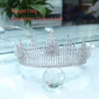 fashion bridal princess tiaras women girls sunflower leaves crown headbands zircon wedding headpieces hair jewelry