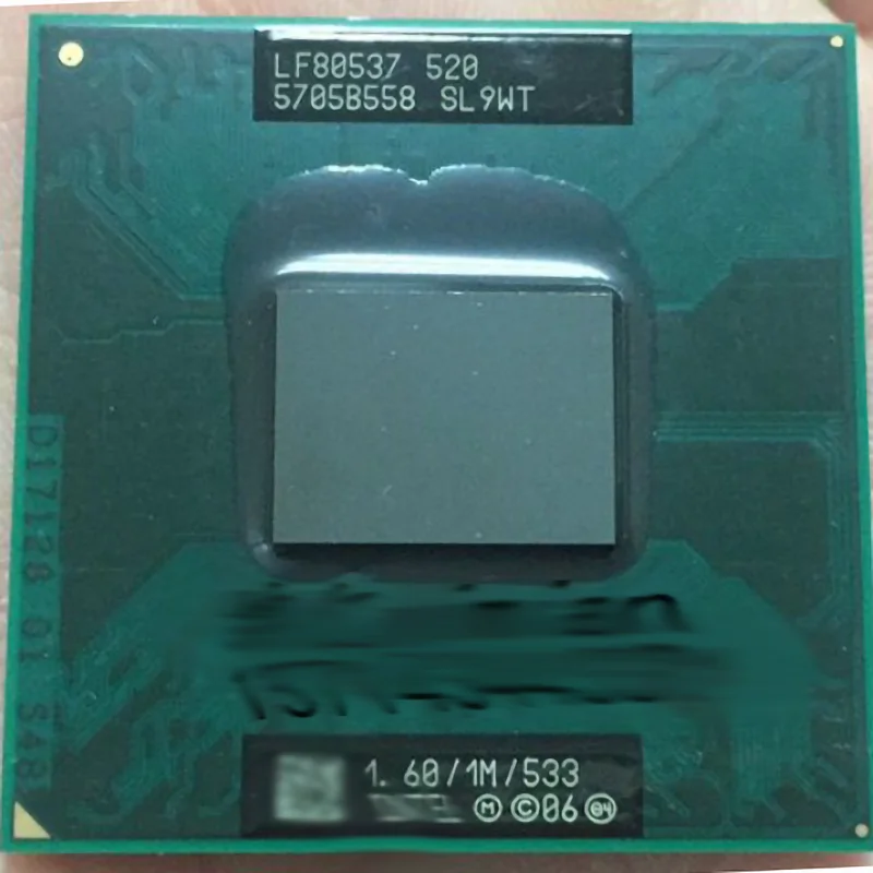 

LF80537 520 CM520 SL9WT Наклонный процессор