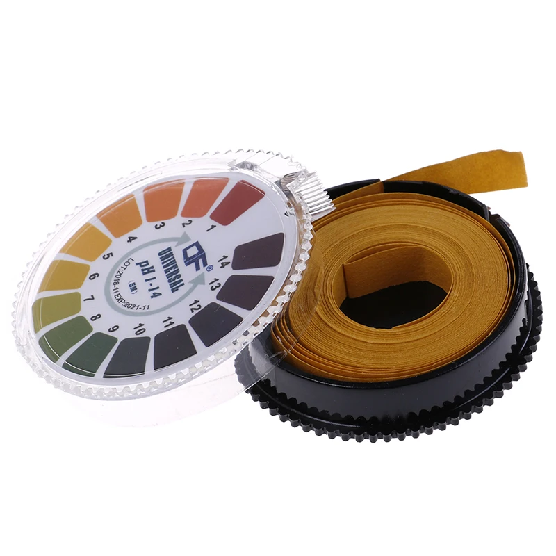 0-14 1-14 PH Alkaline Acid Indicator Meter Test Paper Roll For Water Urine Saliva Soil Litmus Accurate Testing Measuring 5Meters |
