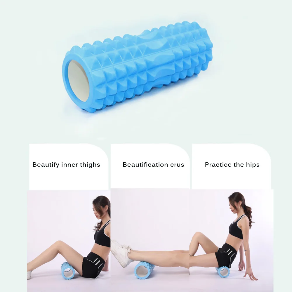 

1set Yoga Column Gym Fitness Foam Roller Pilates Yoga Exercise Back Muscle Massage Roller Soft Yoga Block Drop Shipping