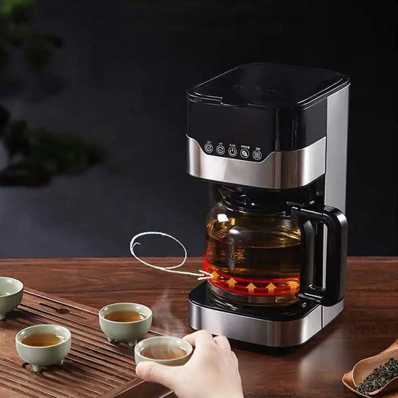 

1.5L EU Plug Full-Automatic Coffee Machine Stainless Steel Tea Boiling Maker Home Office Appliances Supplies