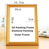 outer frame for oil painting by numbers wood frame for diamond painting art accessories photo frame wall art home decor big size