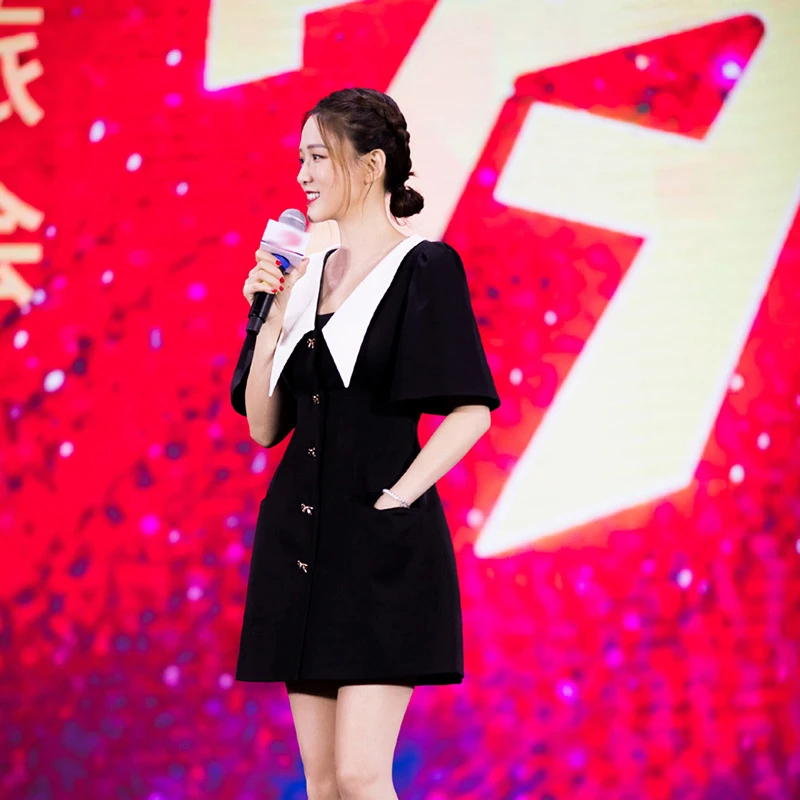 

Plaid Print Dress Women Vintage 100% Cotton Vestidos College Elegant Spring Summer 2021 Korean Short Sleeve V-Neck Dresses