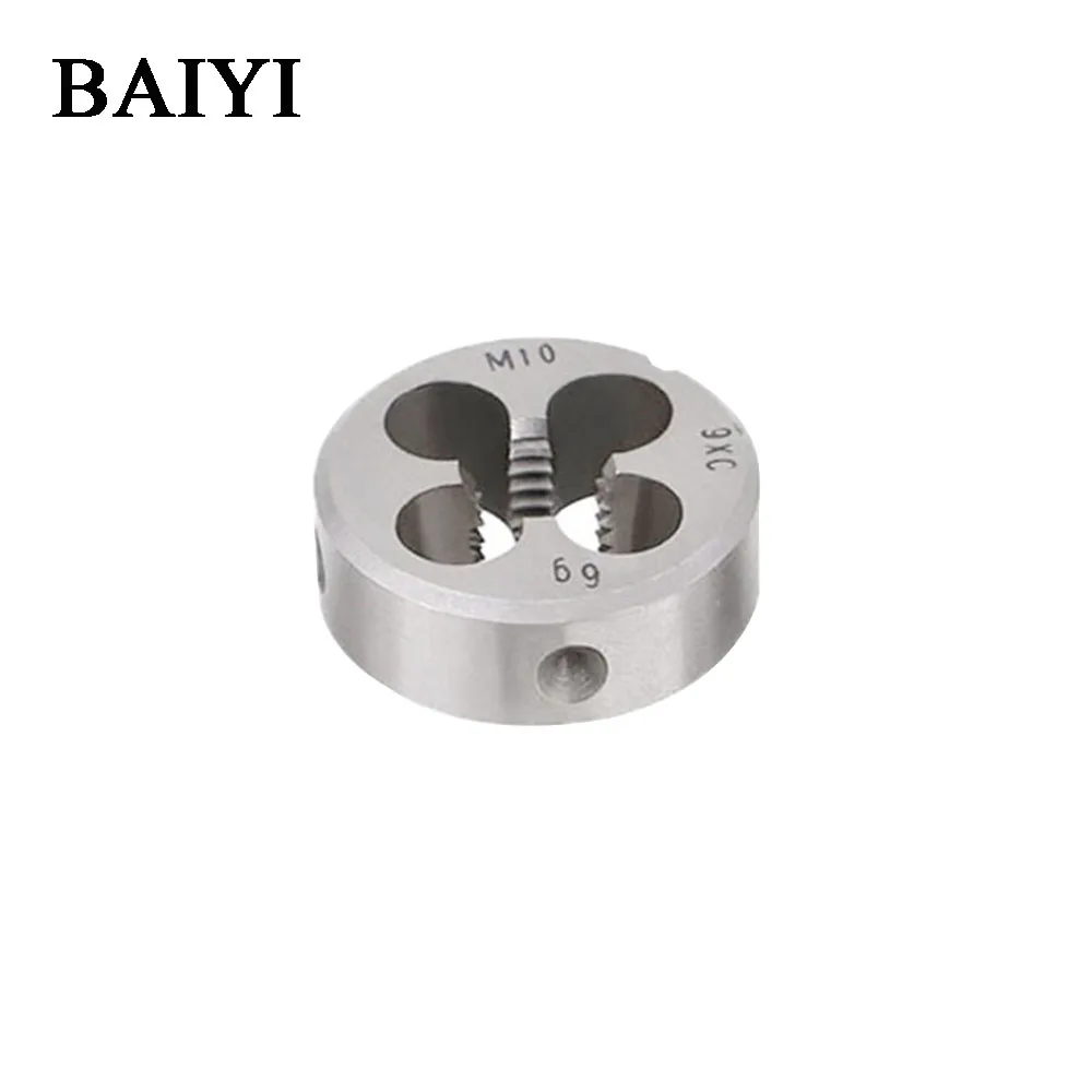 1pc HSS Die M1 M2 M3 M4 M5 M6 M7 M8 M9 M10 метрический правосторонний нарезание резьбы винторезной головкой инструмент для обработки плесени