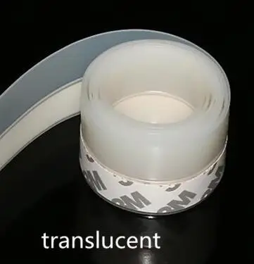 translucent 6 м длина самоклеящаяся дверная уплотнительная лента уплотнение Пылезащитная оконная уплотнительная лента защита от насекомых уплотнитель 25 мм/35 мм/45 мм - Цвет: translucent