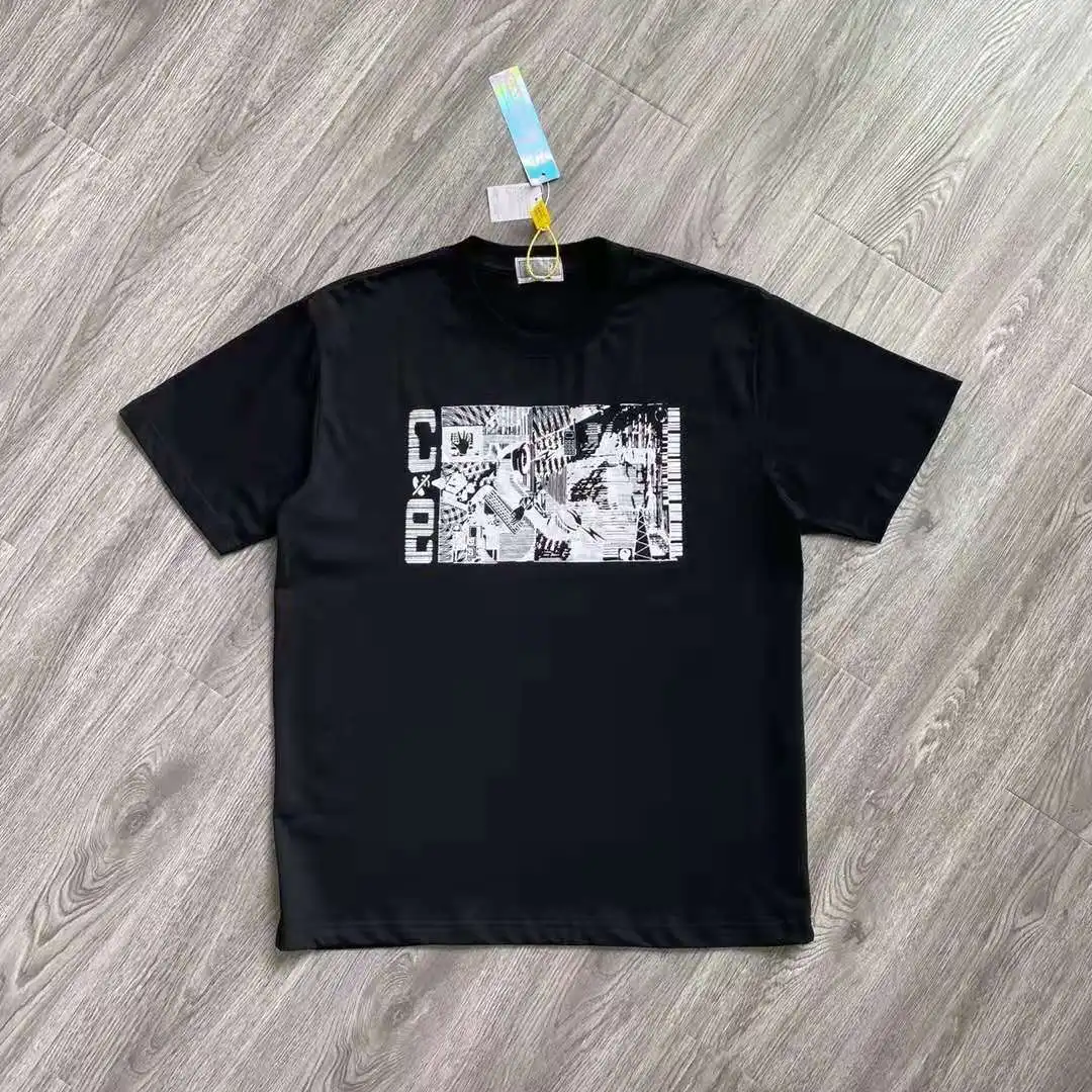 

Футболка бренда High Street с аниме принтом C.E Y2K, футболка большого размера, уличная одежда юютсу кайсен, мужская женская футболка, мужская одежд...