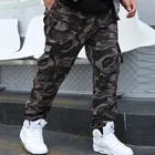 Брюки-карго мужские камуфляжные, уличная одежда, эластичный пояс, джоггеры, брюки в стиле хип-хоп, армейские камуфляжные спортивные штаны, большие размеры 9XL