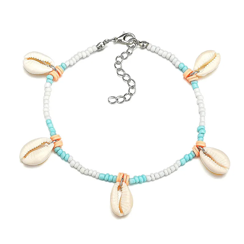 Новинка 2020 винтажные браслеты на ногу бусы из ракушек Морская звезда пляж для