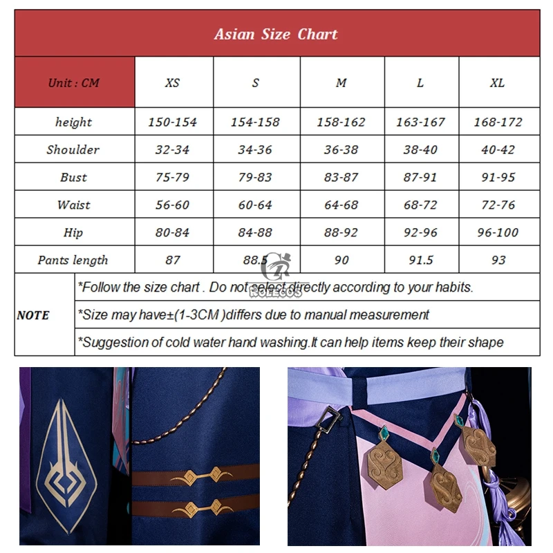 

ROLECOS Genshin Impact Xiao Cosplay Costume Game Genshin Impact Xiao Uniform Costume Halloween Cos Outfit Cosplay Full of Set