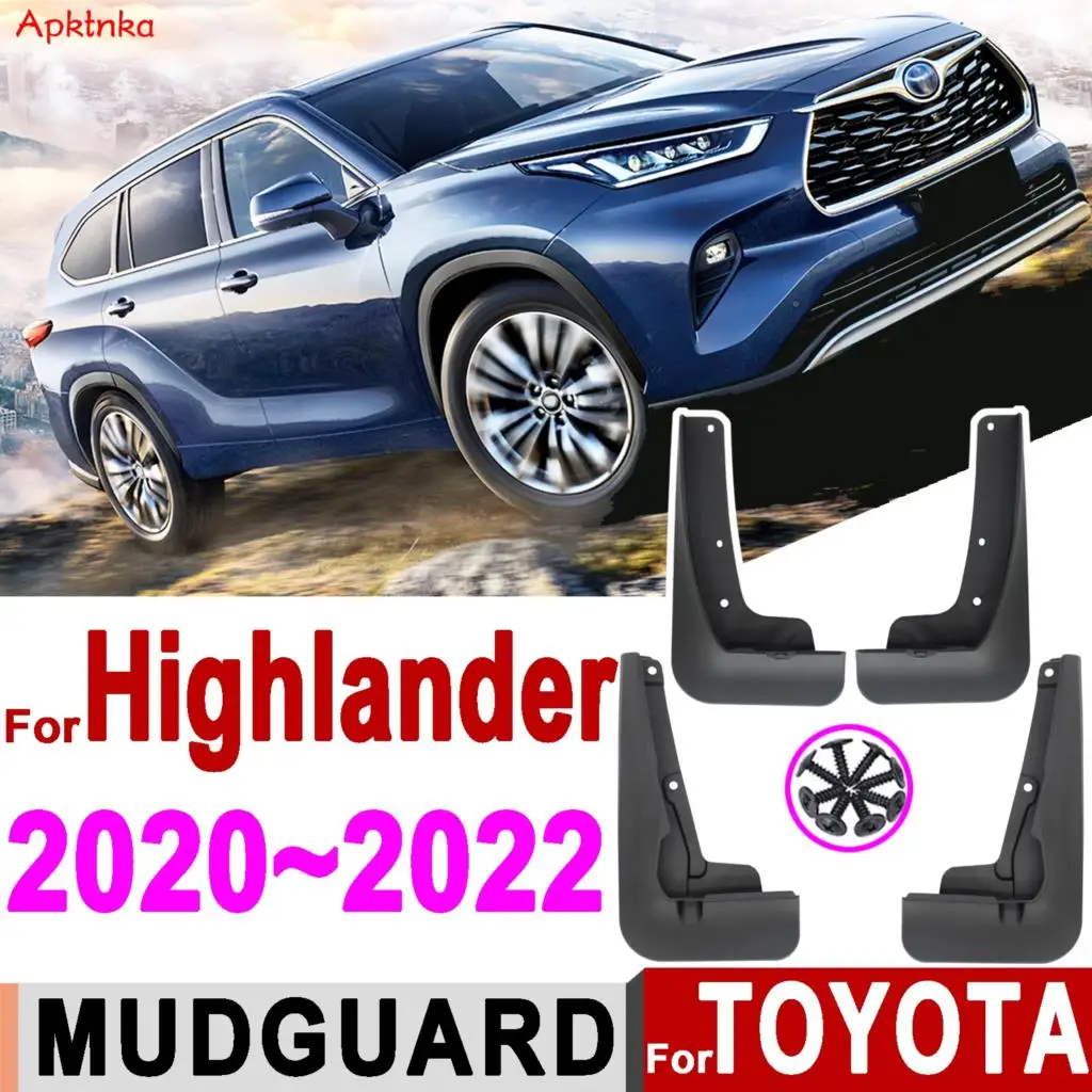 

4 шт., брызговики для Toyota Highlander Kluger 2020 2021