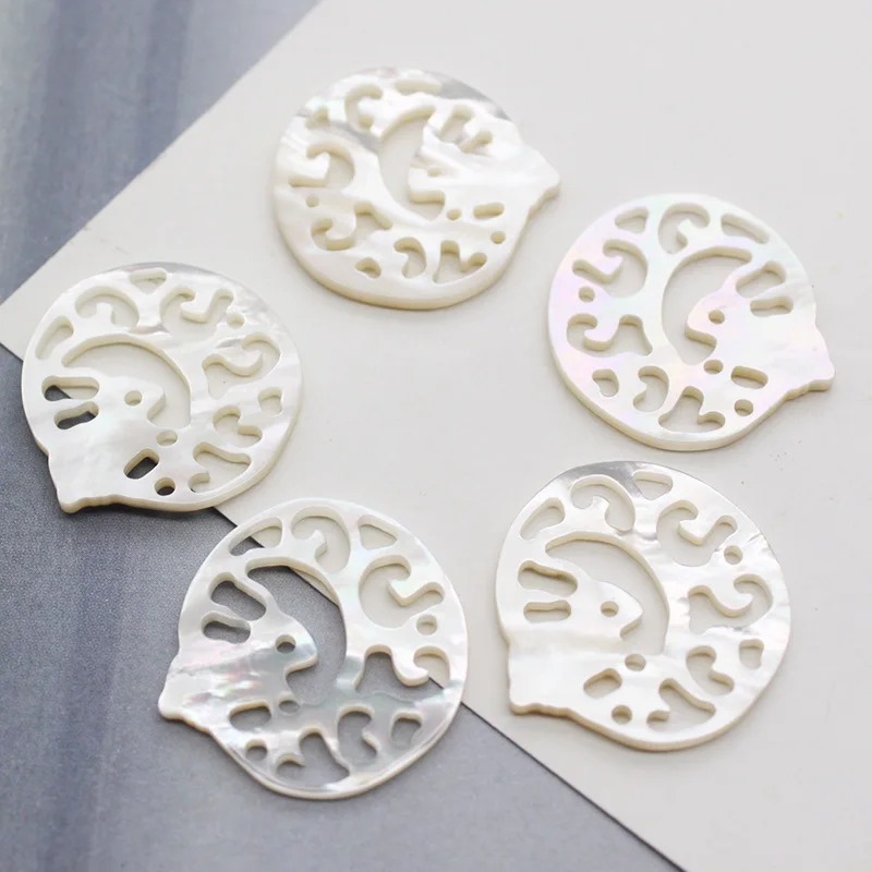 1 шт. натуральный перламутровый корпус ручная работа полые висячие украшения