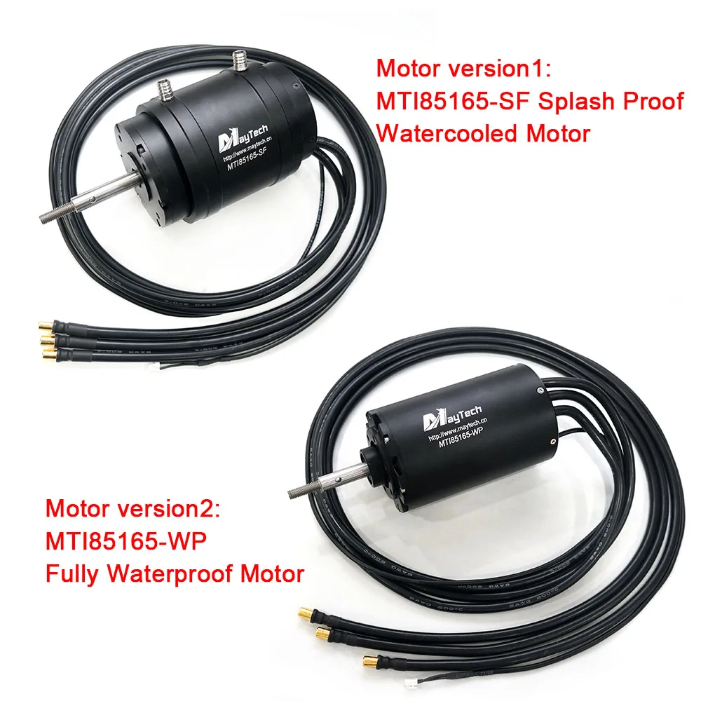 Maytech Efoil Jetski Electric Pods Kit 85165 Watercooled/Waterproof Motor + Watercooled 300A VESC based ESC + V2 Remote
