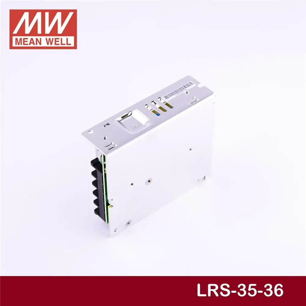 Бренд MEAN WELL представляет LRS-35-36 е-байка 36В 1A meanwell LRS-35 36V 36 Вт один Выход