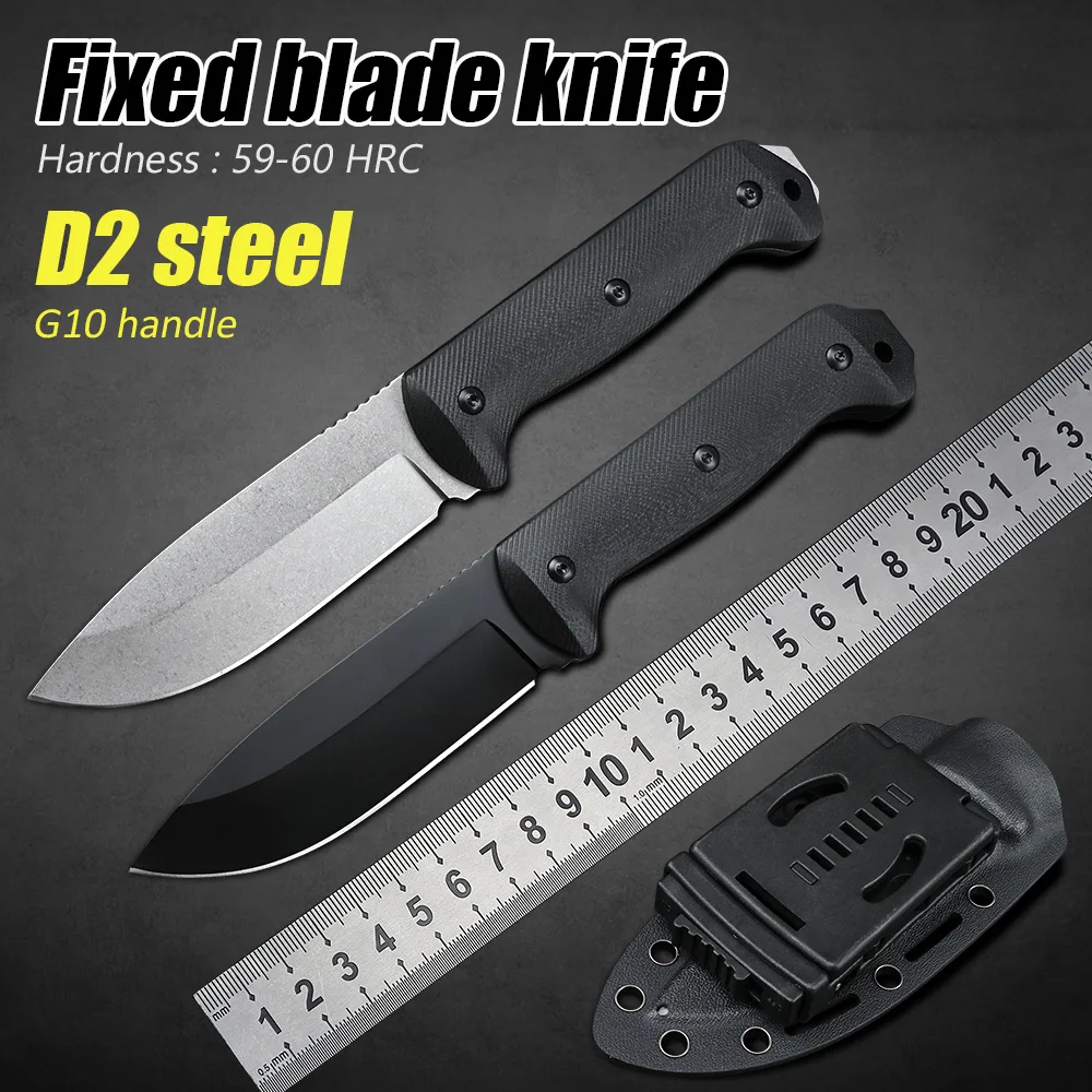 D2 стальные охотничьи ножи для выживания кемпинга с фиксированным клинком