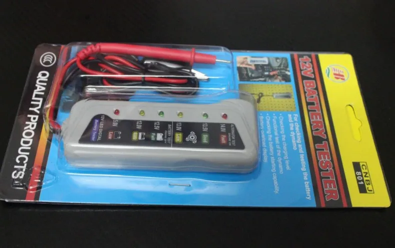 Тестер автомобильного аккумулятора 12 В цифровой тестер генератора переменного