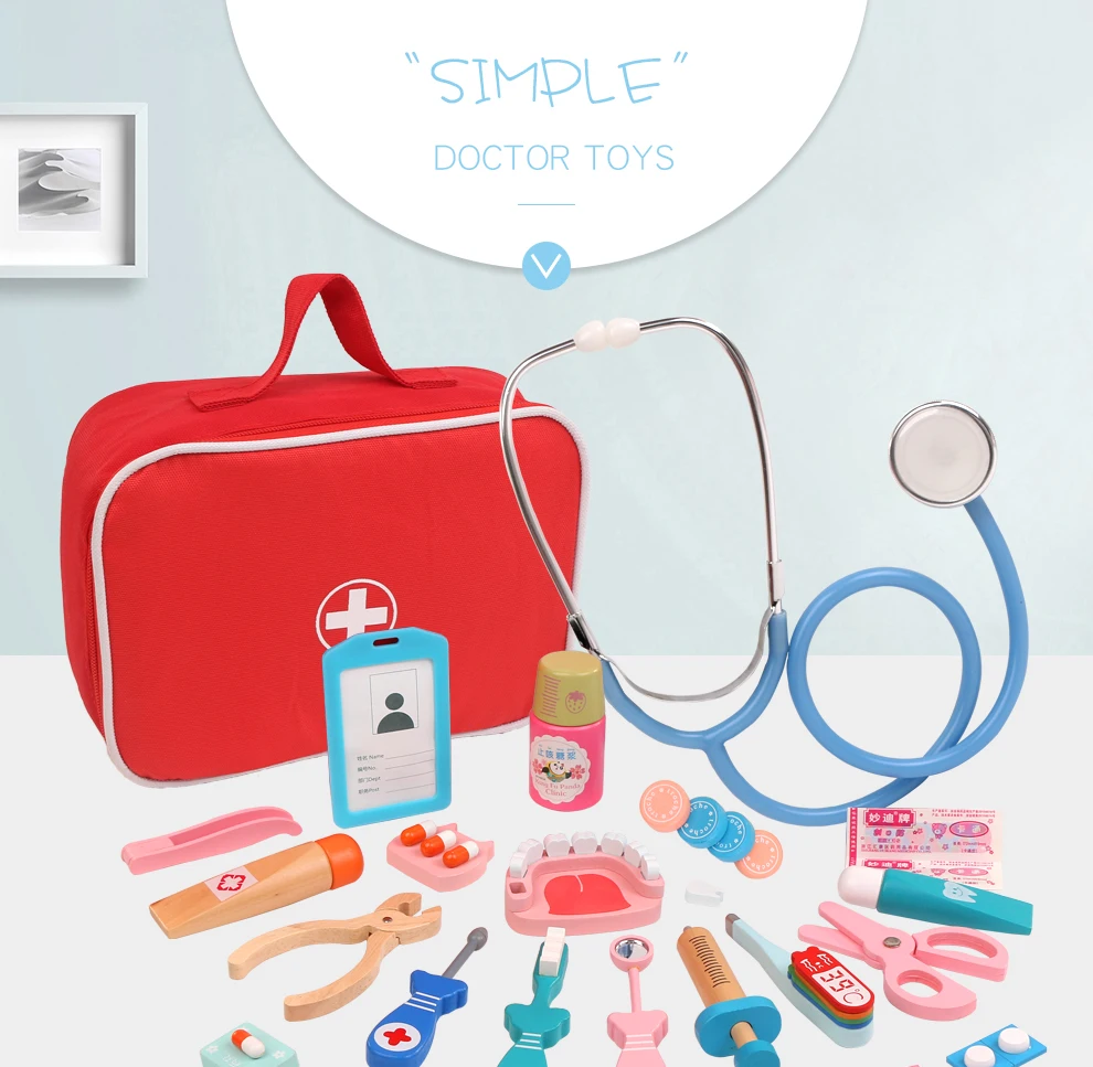 Деревянная игрушка для ролевых игр 1 комплект развивающие игрушки детей имитация