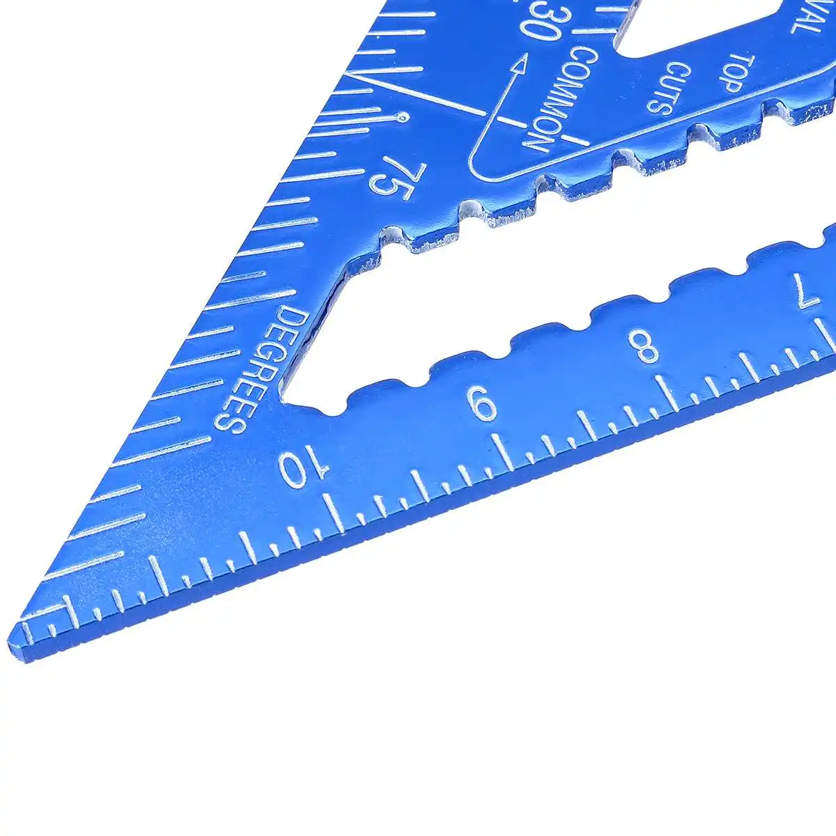 

Angle Ruler 7/12 Inch Metric Aluminum Alloy Triangular Measuring Ruler Woodwork Speed Square Triangle Angle Protractor