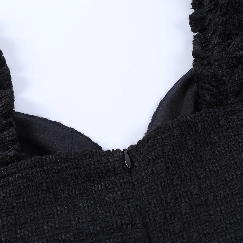 

BacklakeGirls 2021 Sexy Deep V-neck Sleeveless Backless Cocktail Sling Dress Fashion Solid Color Pleated Short Mini Party Dress