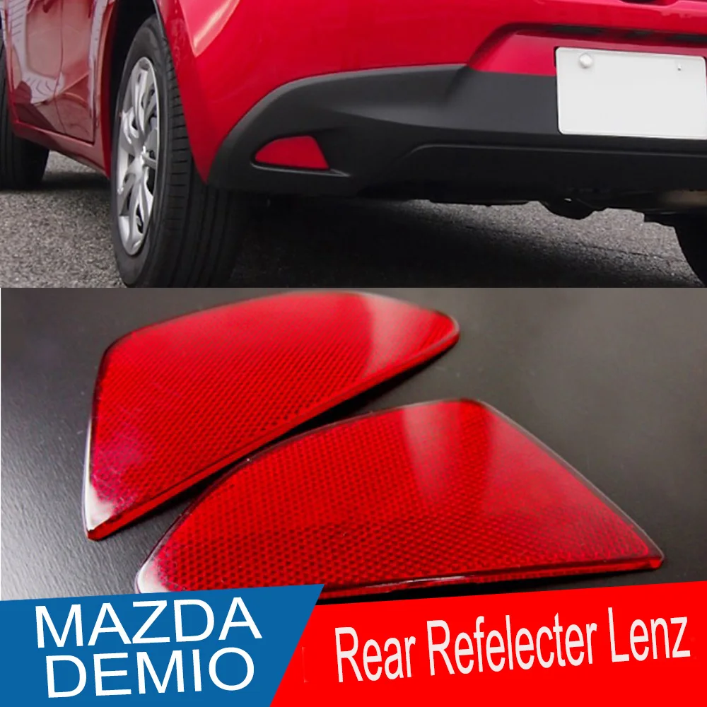 Автомобильная хромированная задняя противотуманная фара для Mazda 2 Demio DJ DL 2015 2016