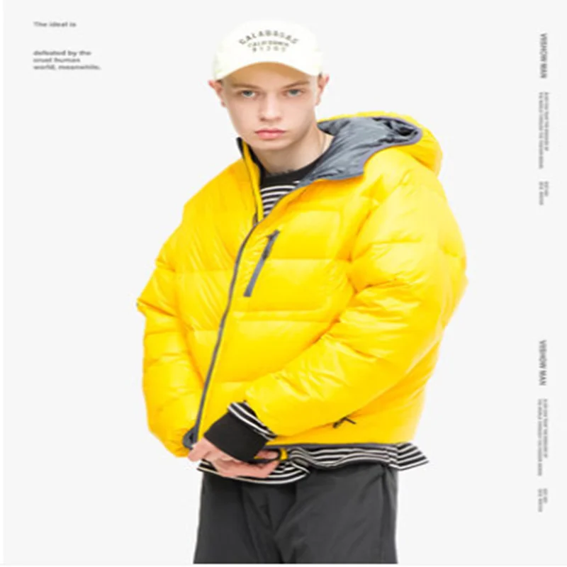 VIISHOW мужской пуховик на белом утином пуху брендовая зимняя куртка для мужчин Doudoune
