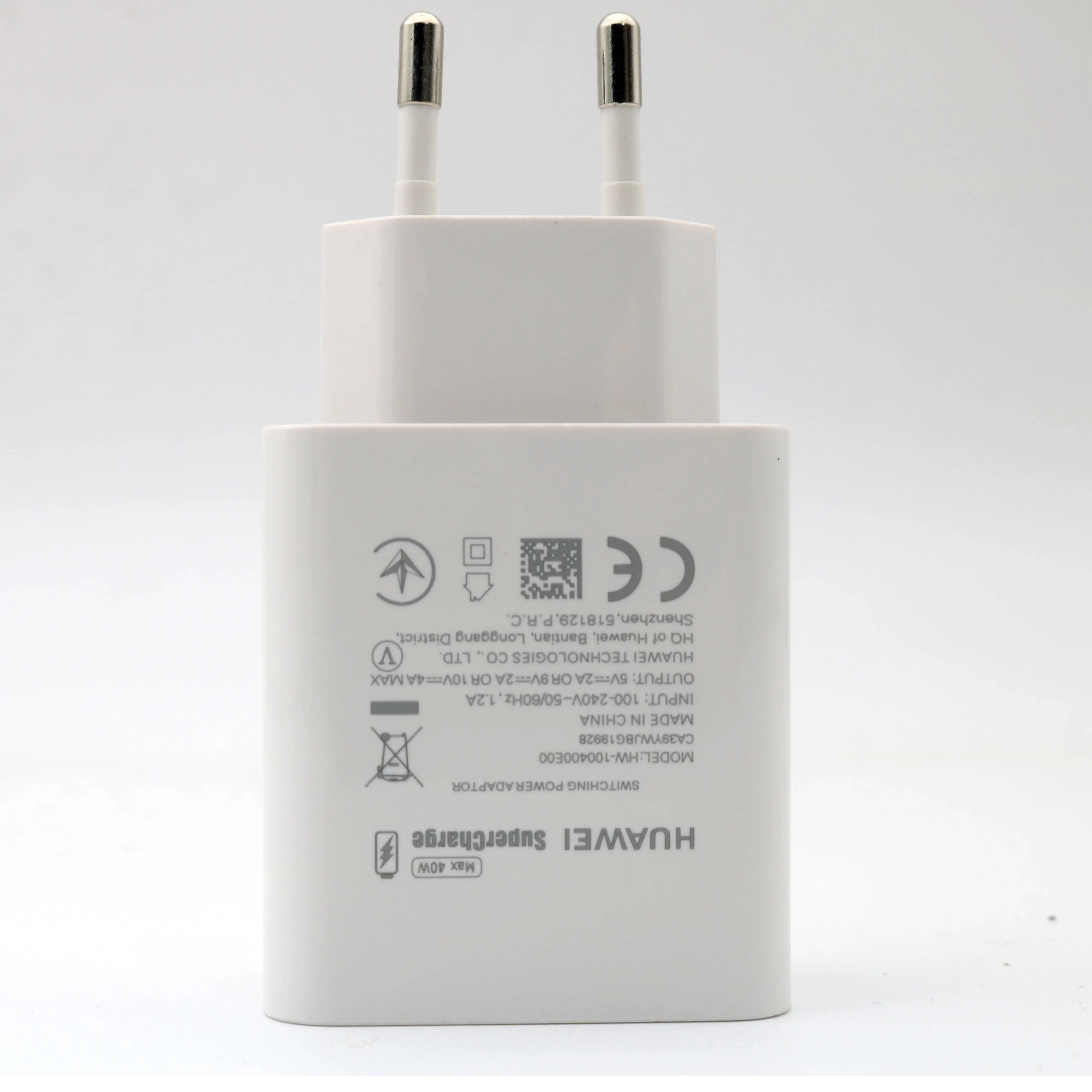 Оригинальный суперзарядный кабель HUAWEI 40 Вт быстрое зарядное устройство 10 в/4A 5A Type