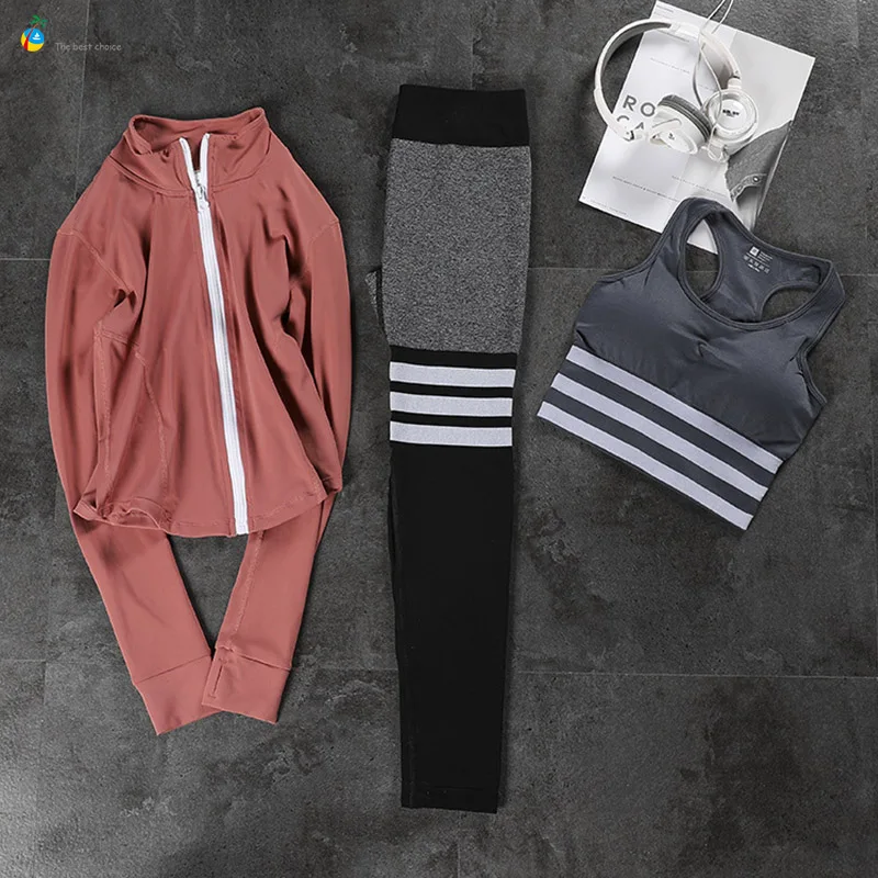 2020 градиент Йога набор градиентных Спортивная дышащая спортивная одежда Running