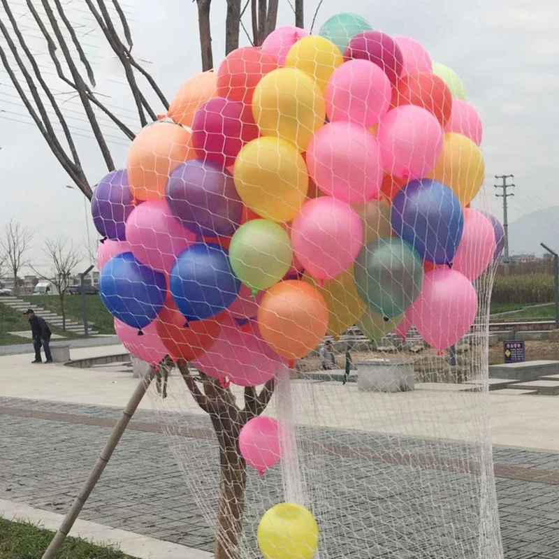 Red de liberaci&oacute;n de globos, 200/ 500 bolas, red voladora para Utiler&iacute;a de fiesta de boda, Red de ca&iacute;da/vuelo para fiesta de boda-0