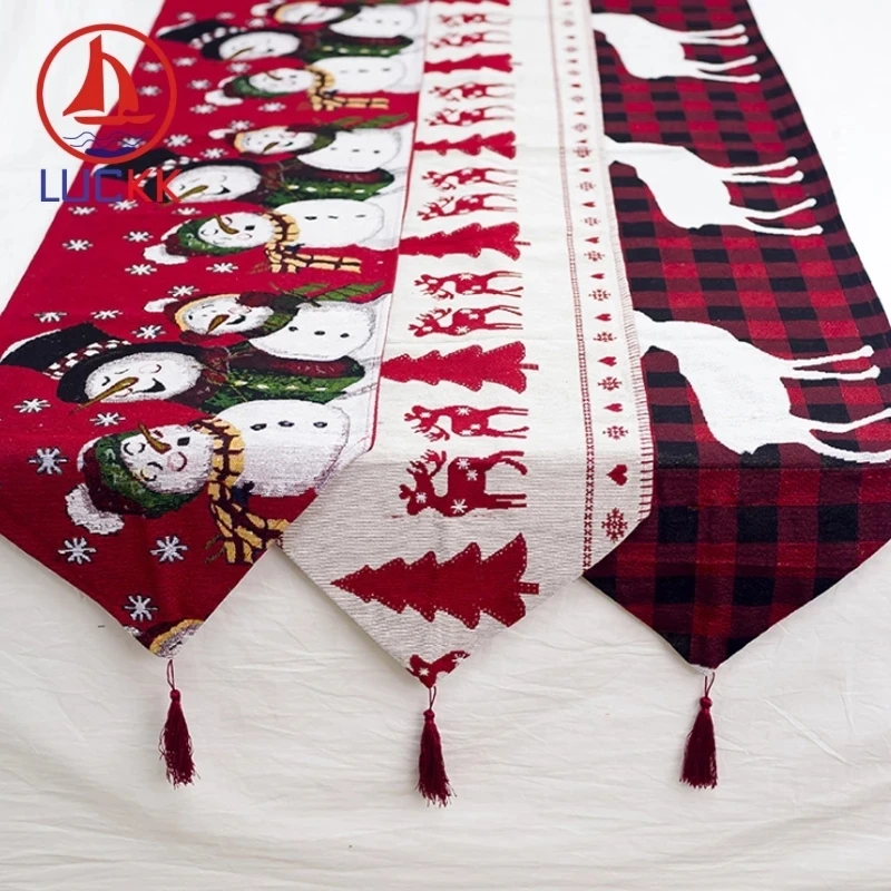 

Tafelkleed Runner Kerst Nieuwe Jaar, украшения вечерние, Рождественская елка