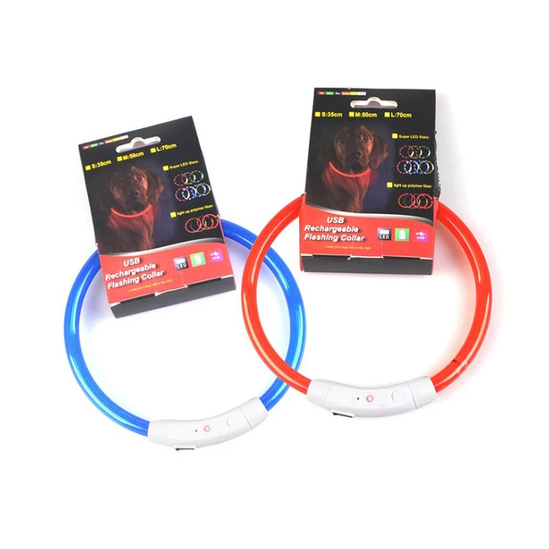 Светодиодный светильник-ошейник для собак | Дом и сад
