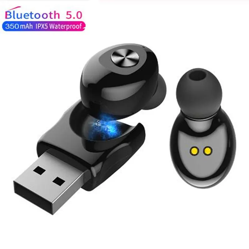 XG12 Bluetooth 5 0 наушники стерео беспроводные HIFI Звук спортивный наушник мини