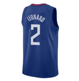 

Mens New American Basketball Clothes Kawhi Leonard Clippers European size Ball Pants T Shirts Cool Tops Loose Cloth