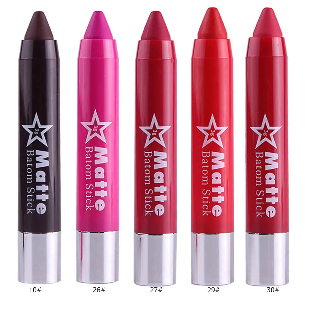 Матовая губная помада карандаш для губ макияж стойкий водостойкий бальзам
