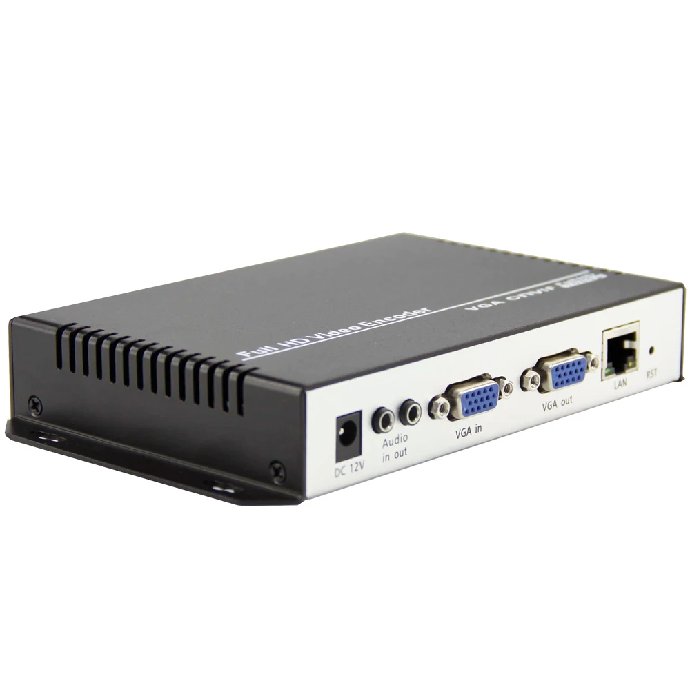 MPEG4 H.264 VGA кодировщик потоковой передачи IP видео для прямой трансляции IPTV Streming