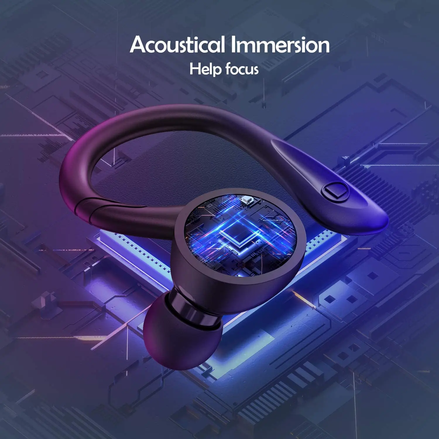 

Wireless Earbuds Headphones Bluetooth Headphones in Ear IPX7 Waterproof Play Time with Charging Case for Running