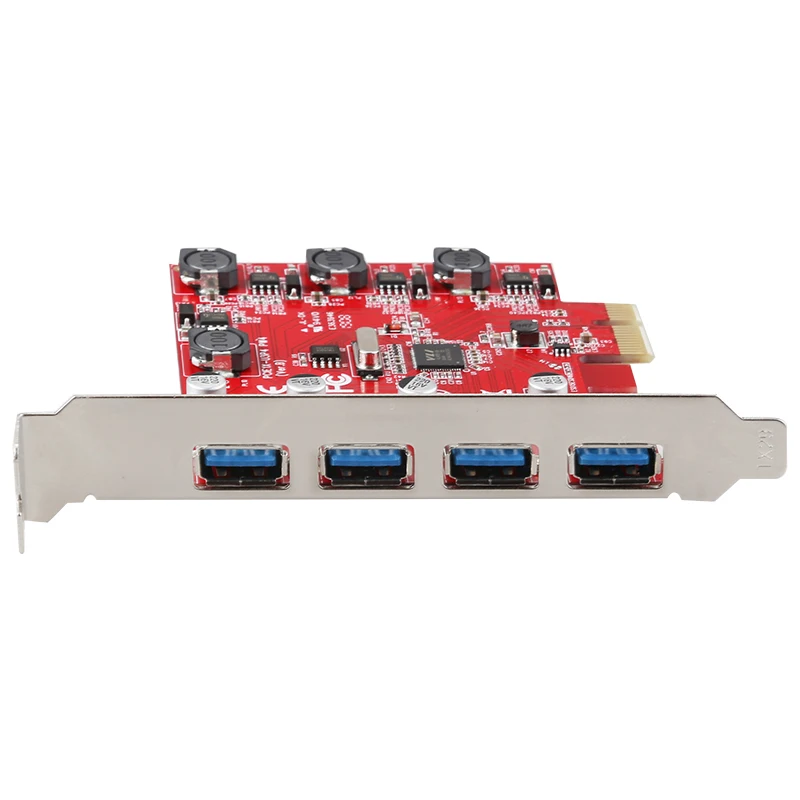 Плата расширения на 4 порта USB 3 0 PCIE 5 Гбит/с|Платы расширения| |