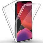 Чехол с полным покрытием 360 градусов для iPhone SE 2020, iPhone11 11 Pro Max XR XS X, двухсторонний силиконовый чехол для iPhone 5 5S 6 6S 7 8 Plus