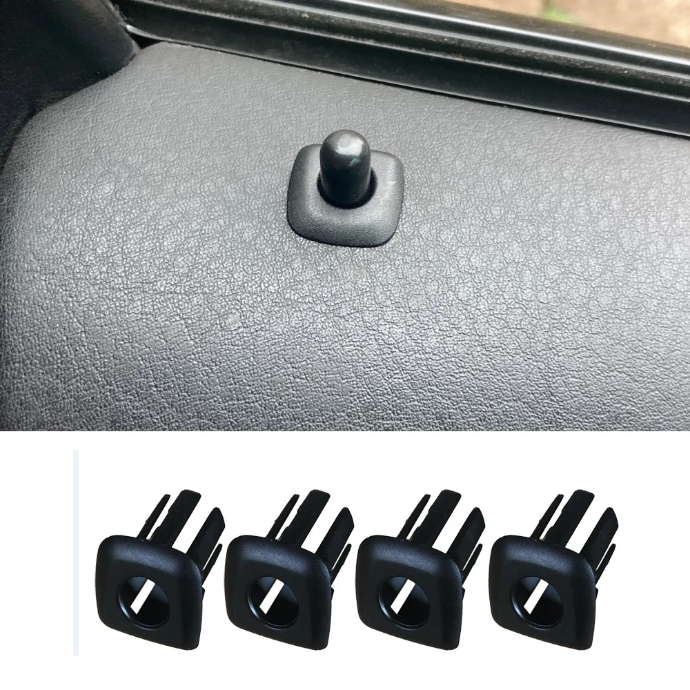 Door Pin Guide Trim Panel Locking Knob Button Cover Black Car Interior Accessories for Door and Window for BMW 5 Series F10 F18