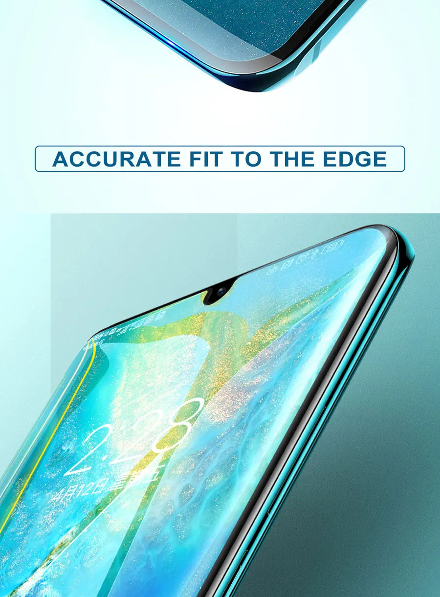 Закаленное стекло для huawei P30 Pro P30 Lite P smart Z Защита экрана для huawei mate 20 Pro 10 Lite 20 X защитное стекло