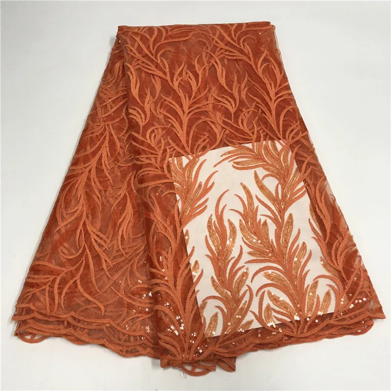 

African Lace Fabric 2021 white High Quality Sequins Embroidery Nigerian Lace Fabrics For Women French Mesh Lace Fabric