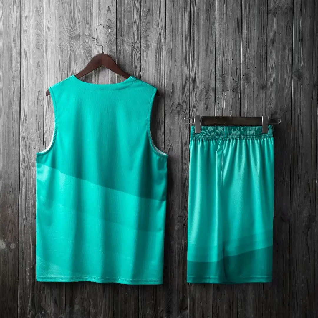 Яркие Мужские дышащие однотонные баскетбольные Джерси комплект униформы