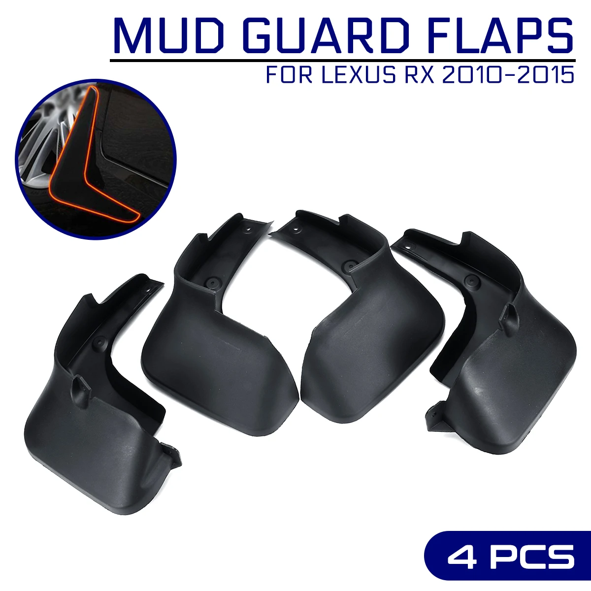 Для LEXUS RX RX270 RX300 RX350 RX450H 2010 2015 Автомобильные Брызговики аксессуары для