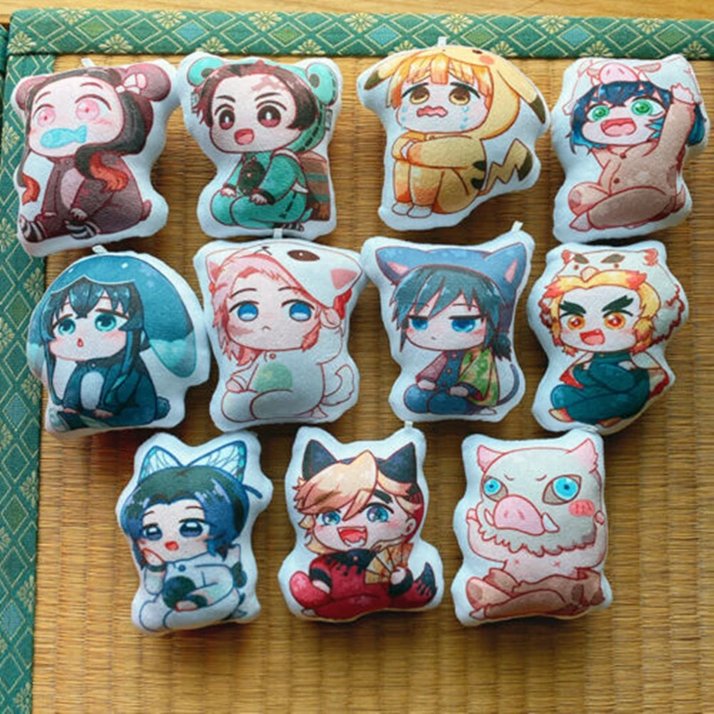 Cosmile аниме рассекающий демонов Kimetsu No Yaiba Kamado Tanjirou плюшевый ремень-кошелек