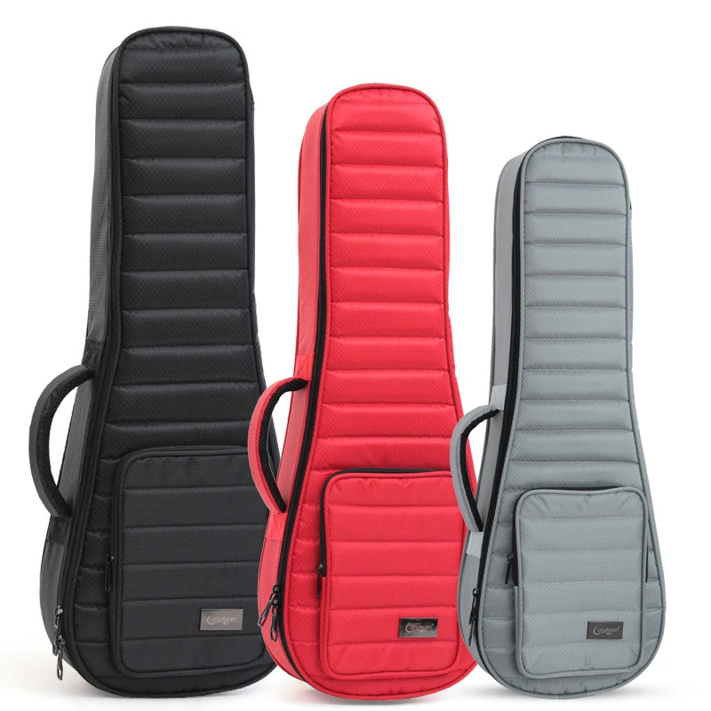Ukulele Bag Case Backpack 21 23 26 Inch Size Ultra Thicken Soprano Concert Tenor More Colors Mini Guitar Accessories Parts Gig | Спорт и