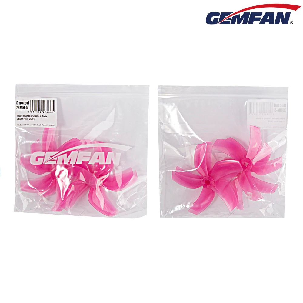 6 пар12 пар gemfan d76 76 мм 3 дюймовый 5 лопа