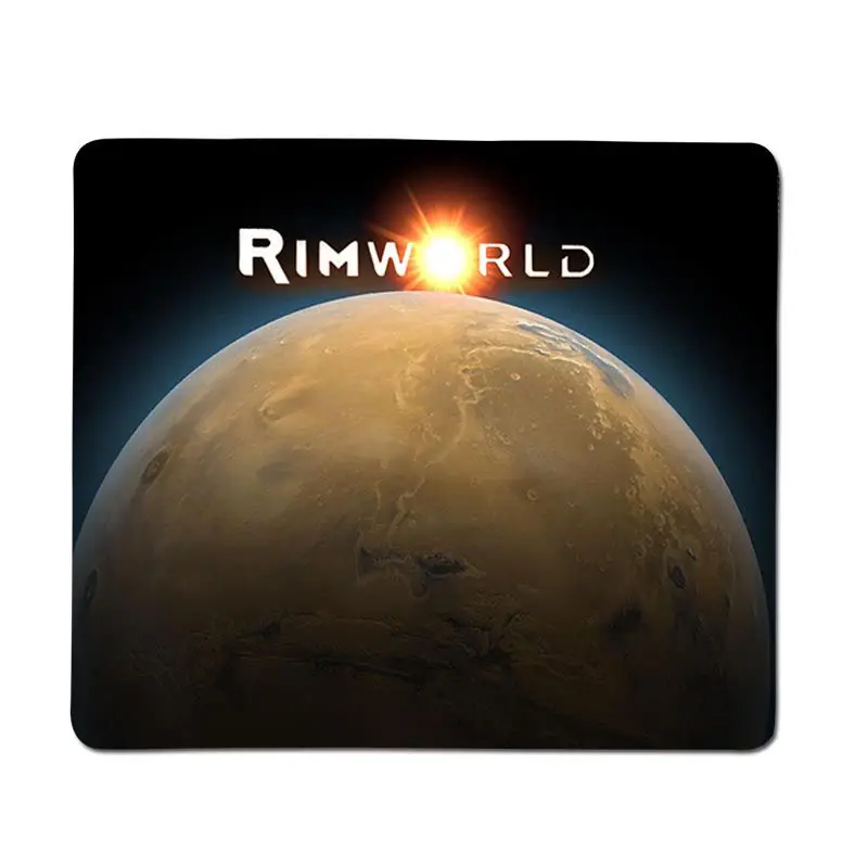 Maiya высококачественный силиконовый большой маленький коврик для мыши RimWorld